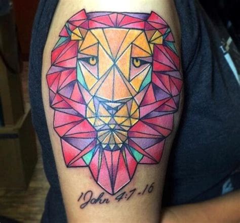 12+ Best Colorful Lion Tattoo Designs - PetPress