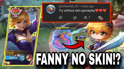 FANNY NO SKIN GAMEPLAY!? | MLBB - YouTube