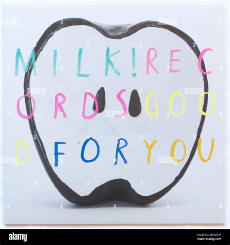 The cover of Good For You compilation album on independent label, Milk Records - Editorial use ...