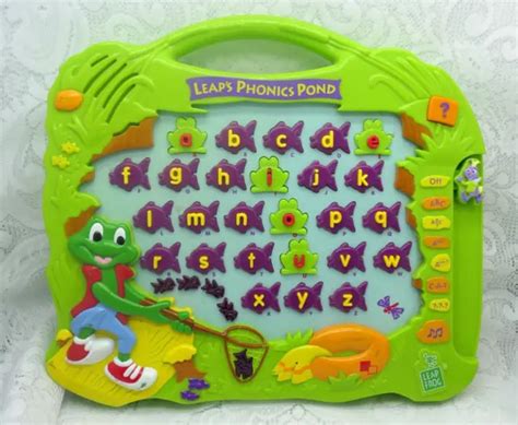 LEAPFROG LEAP'S PHONICS Pond Learning Toy ABC Sounds Lights WORKS ...