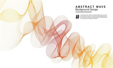 Premium Vector | Abstract wavy lines background design