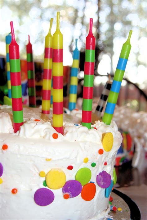 Colorful Birthday Cake Free Stock Photo - Public Domain Pictures