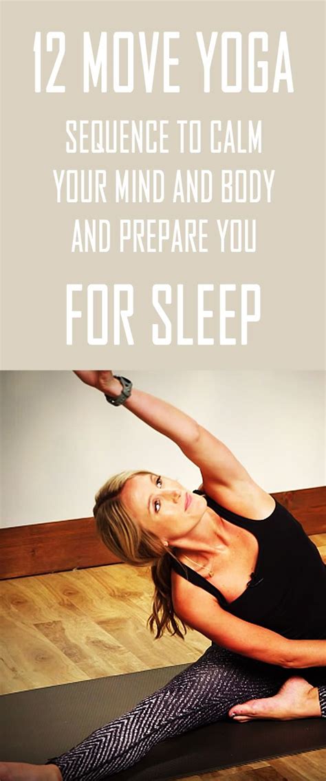 .BEDTIME YOGA: 12 BEGINNER YOGA POSES to calm your mind and body and ...