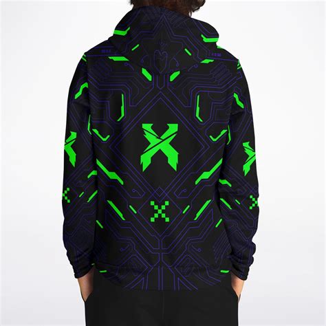 Cyberpunk Hud Hoodie – Rave bonfire