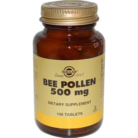 Solgar, Bee Pollen, 100 Tablets за 7.60$