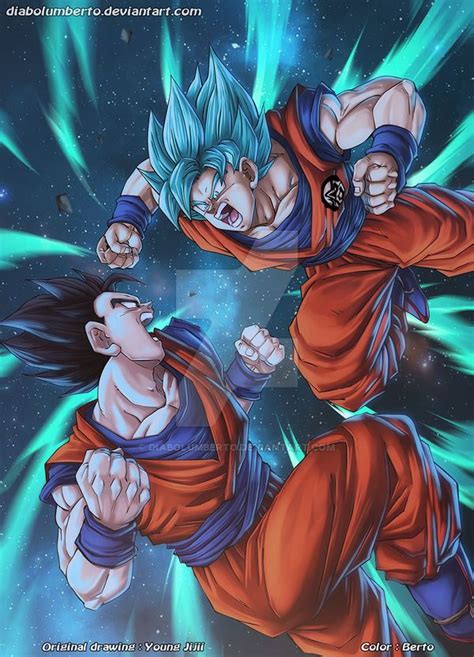 Gohan Vs Goku by diabolumberto Dragon Ball Gt, Goku Dragon, Manga ...