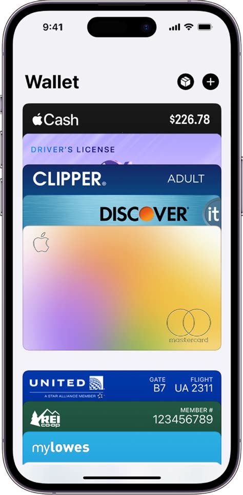Keep cards and passes in Wallet on iPhone - Apple Support