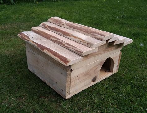 Hedgehog house made from reclaimed wood. www.facebook.com/remadeinnorfolk | Hedgehog house ...