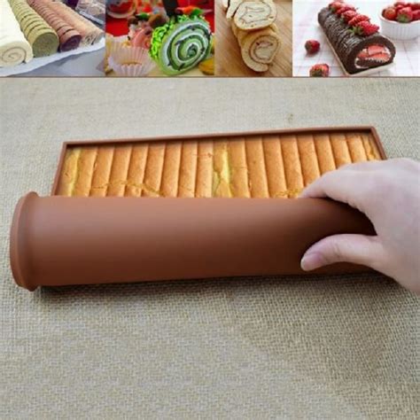 Silicone baking tray - Baking Tools For Swiss Roll Rectangle Cakes Mousse Dessert Cake | Siliconeuse