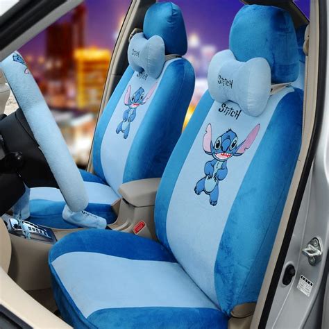 car styling car covers Stitch cartoon car seat covers summerscushion cover four seasons | Stitch ...