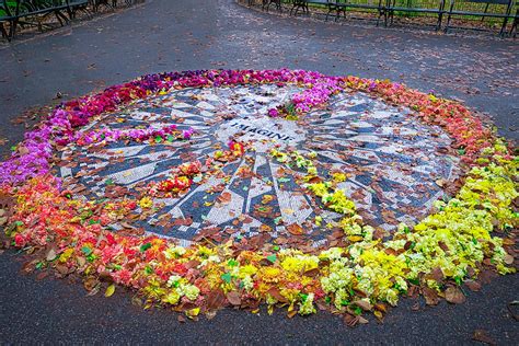 John Lennon Memorial Photograph by Peter Cole - Fine Art America