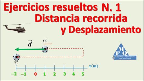 distancia y desplazamiento fisica ejercicios, trayectoria distancia y ...