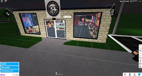 Made a record store in Bloxburg. : Bloxburg