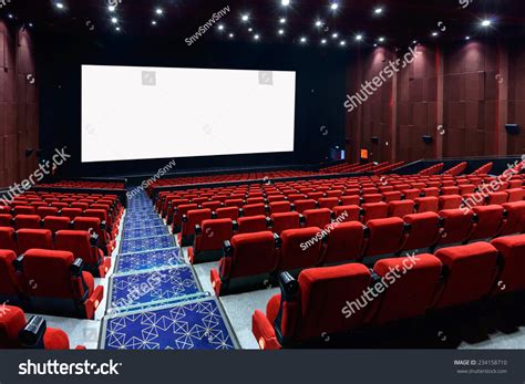 Empty Movie Theater Red Seats Stock Photo 234158710 | Shutterstock