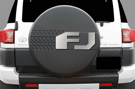 Toyota FJ Cruiser (2007-2014) Custom Metal Badge FOR Spare Tire Cover ...