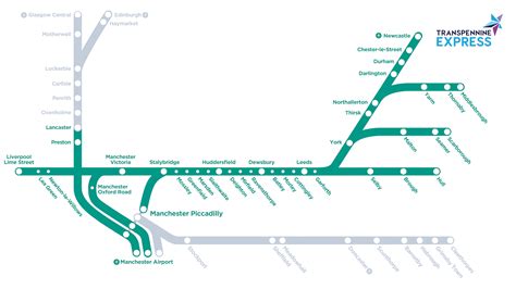 Transpennine Express Route Map – Verjaardag Vrouw 2020