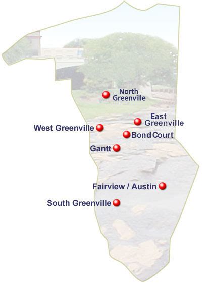 Greenville County Map – Map Of The World