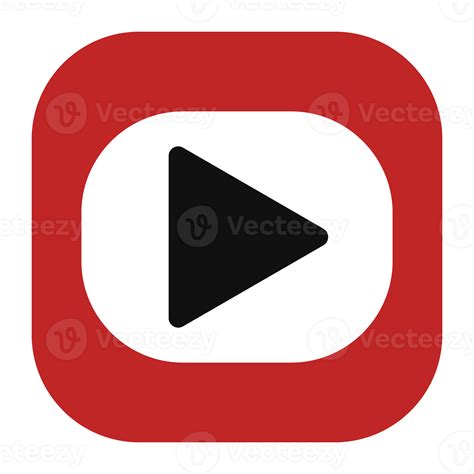 Modern video play button icon 30348223 PNG