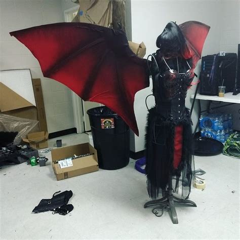 Articulated Bat Wings by The Crooked Feather | Bat wings costume, Bat wings, Wings