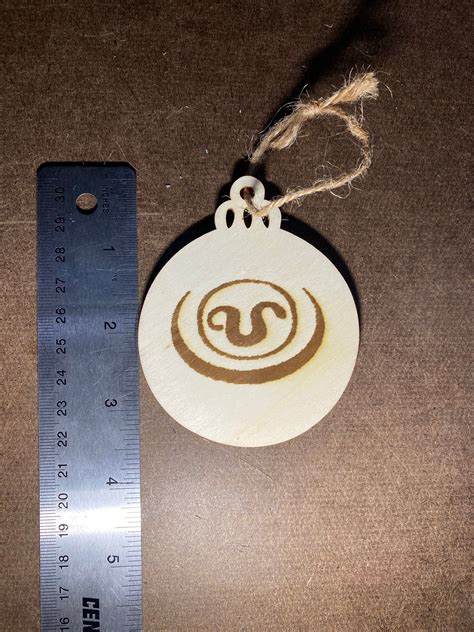 Apophis Symbol Wooden Laser Engraved Ornament - Etsy UK