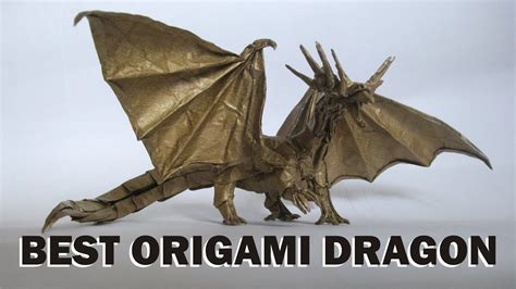 50 Best Origami Dragon - Most Complex Origami Ever - YouTube