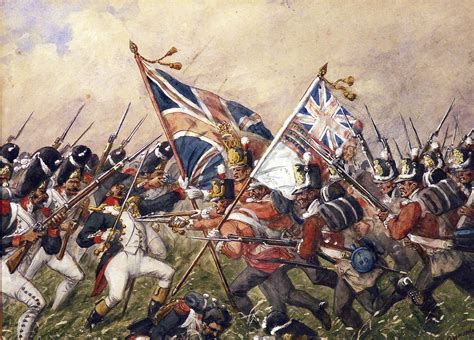 A painting showing the Battle of Waterloo. : r/BattlePaintings