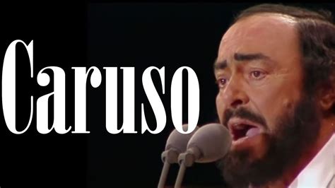 Luciano Pavarotti - Caruso - Live [Italian & English On-Screen Lyrics ...