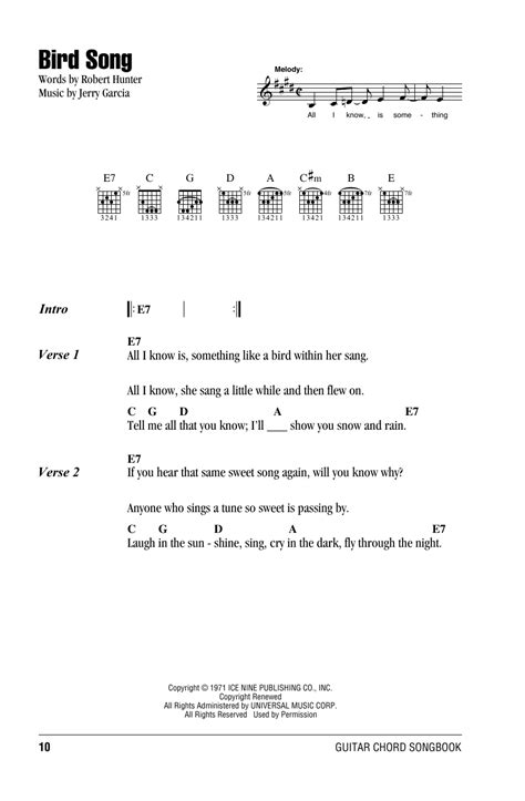 Bird Song | Sheet Music Direct