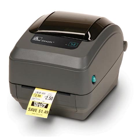 Zebra GK420t - Compact Thermal Transfer Desktop Label Printer | The Barcode Warehouse UK