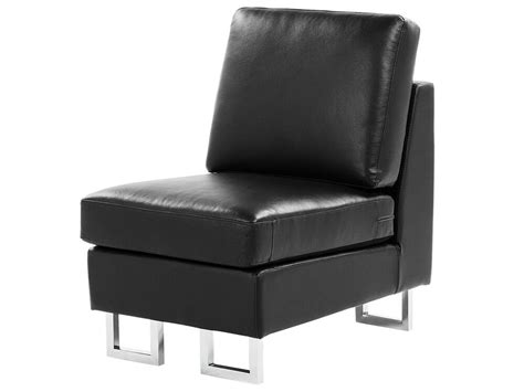 Right Hand Corner Leather Sofa Black STOCKHOLM | Beliani.co.uk