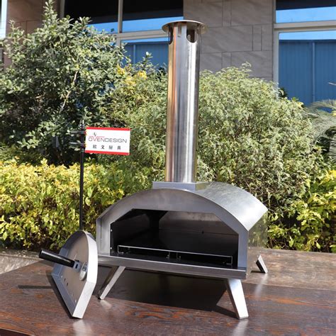 Portable Gas Outdoor Pizza Oven, Stainless steel outdoor pizza oven QQG-2-S | Ovendesign