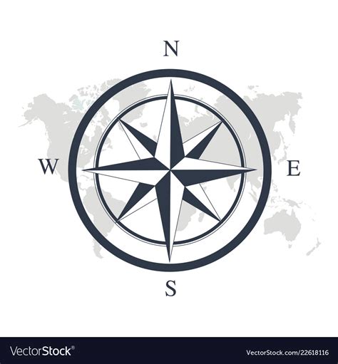 Compass logo design Royalty Free Vector Image - VectorStock