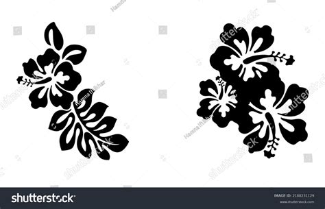 5,014 Hibiscus Flowers Outline Pattern Images, Stock Photos & Vectors | Shutterstock