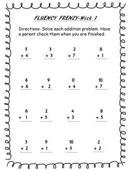 Weekly Math Homework~ 2nd Grade by An Introverted Teacher | TPT