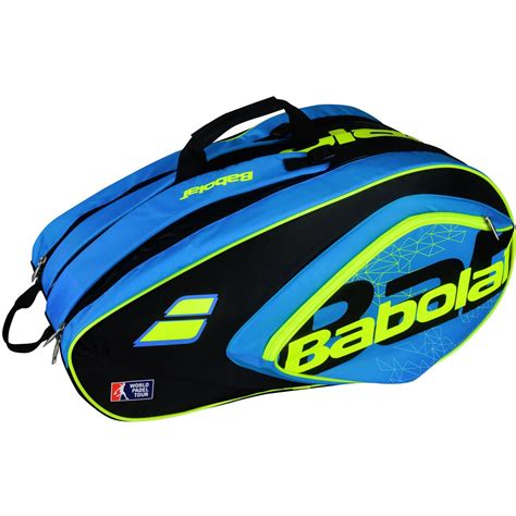 Babolat Club WPT 6 Racket Padel Tennis Bag - Black/Blue - Tennisnuts.com