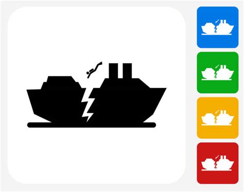 Silhouette Of Sinking Ship Illustrations, Royalty-Free Vector Graphics ...