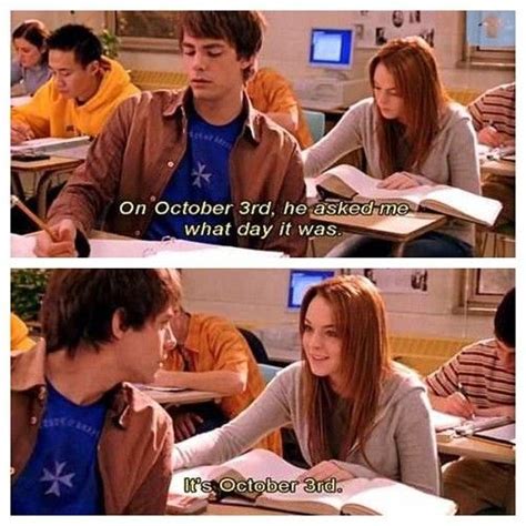 Happy October 3rd everyone ;) Mean Girl 3, Mean Girls Day, Mean Girls ...