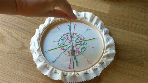 Embroidery Hoops Wooden Circle Cross Stitch Hoop DIY Craft Frame Home ...