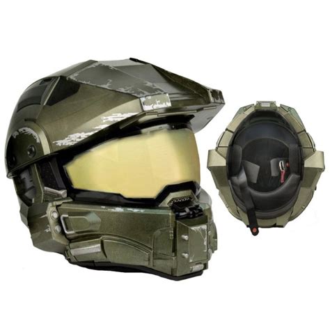 Halo: Masterchief Motorcycle Helmet Small Motor Kaskı - Zuzu