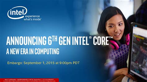 Introducing â€“ the Intel 6th Generation Processors ~ goldfries