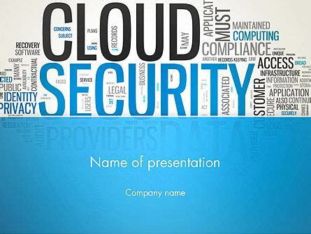 Cloud Security PowerPoint Templates and Google Slides Themes, Backgrounds for presentations ...