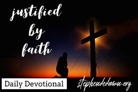 Justified By Faith | Stephen Dedman