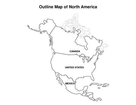 North America Map Drawing at PaintingValley.com | Explore collection of North America Map Drawing