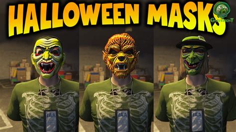 How To Get These 3 Rare halloween Masks GTA Online - YouTube