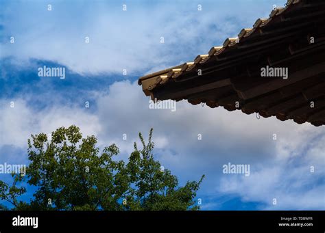 Ancient buildings, eaves Stock Photo - Alamy