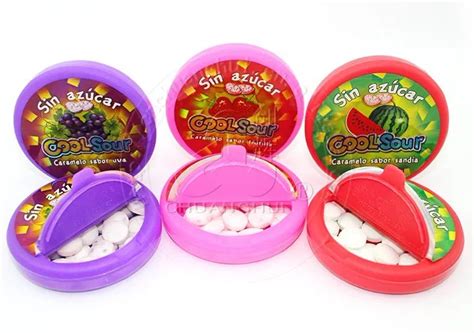 Sour Sugar Free Candy Fruity Pressed Sobitol Candy In Plastic Box - Buy ...