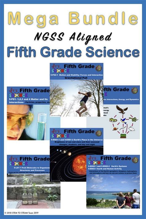 Fifth Grade NGSS Bundle for the Whole Year | Science, Next generation ...