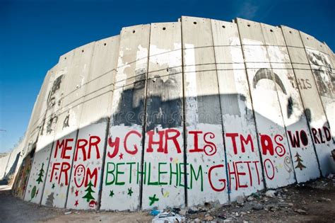 Israeli Separation Wall In Bethlehem Editorial Image - Image: 17519640