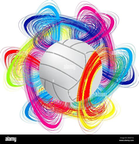 Volleyball background Stock Vector Images - Alamy