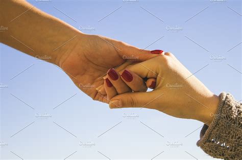 Hands clasped | High-Quality People Images ~ Creative Market